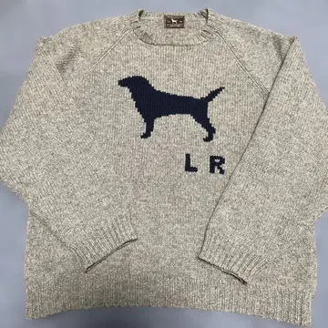 고급 새상품급 Labrador Retriever 울 니트 스웨터