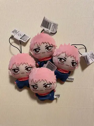 주술회전 쵸피누이 푸치 3 이타도리 유우지 4개 세트