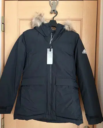 adidas 후드 부착 다운 자켓 여성용