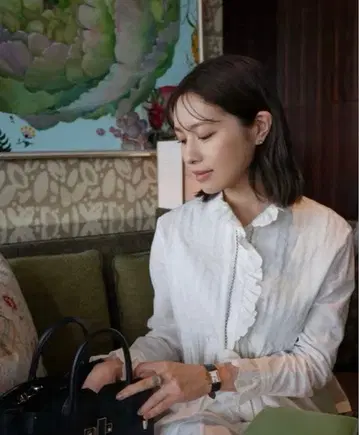 laubeblanc Geometric Lace Blouse