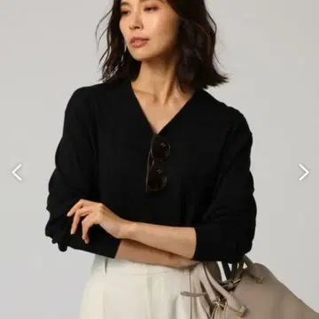 언타이틀 실크 캐시미어 울 니트 블랙