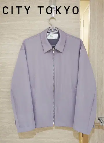 CITY 슈퍼100S 지퍼 블루종 사이즈 1 일본제