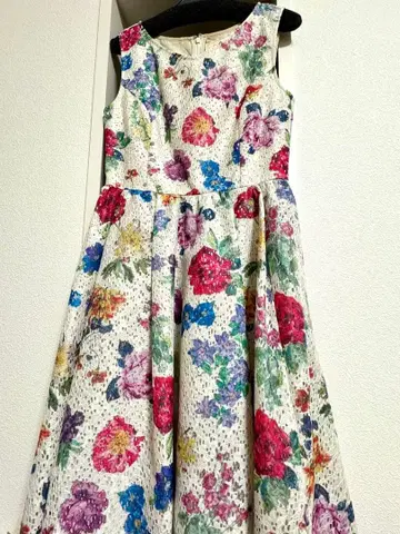 멜로즈 원피스 드레스 꽃무늬 전체 레이스 MELROSE TULEST