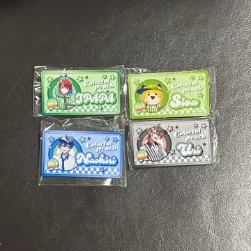 카라피치 컬러풀 피치 다이너 오나마에 배지 하게즈 withJ