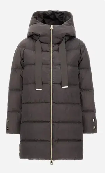 Herno 새틴 A라인 다운 코트 42 사이즈 그레이