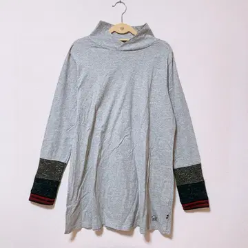 drug store's 터틀넥 튜닉 트레이닝복 코튼 소재