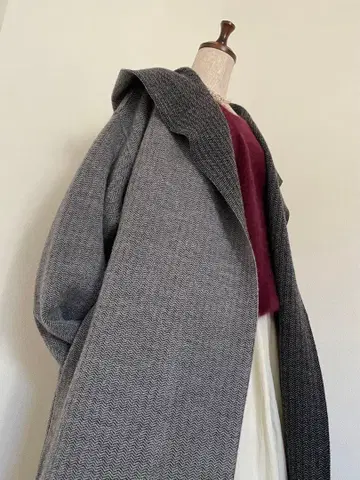 [ 베르메이유 페예나 ] 헤링본 리버서블 가디건 일본제