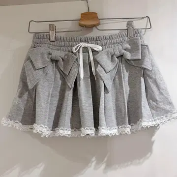 lilLilly 와플 플리츠 미니 스커트