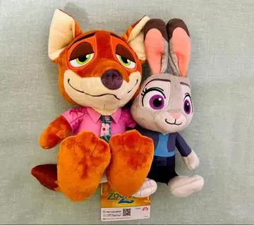 주토피아2 페어 봉제 인형 닉 주디 디즈니 zootmpia