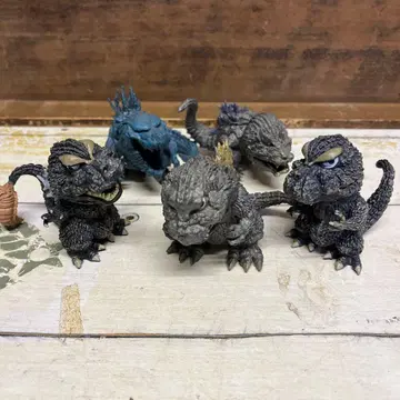 고질라 미니 피규어 5개