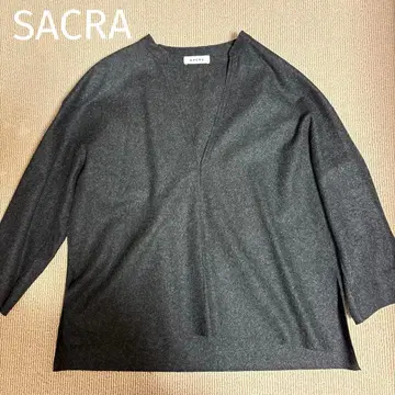 새상품급 SACRA 다크 그레이 튜닉 긴팔
