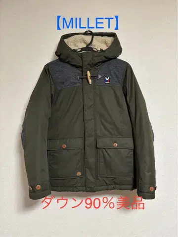 [ MILLET ] 밀레 리미티드 다운 자켓 카키 95M/L 새상품급