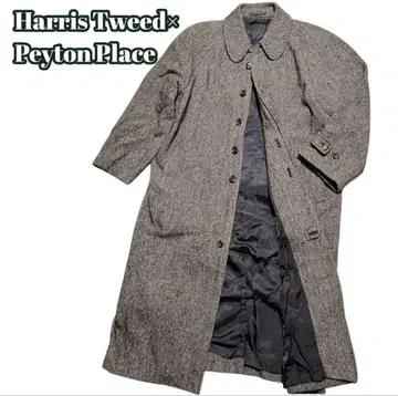 해리스 트위드 x 페이튼 플레이스 해리스 트위드 코트