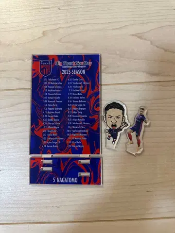 FC 도쿄 시크릿 나가토모 유토 디오라마풍 아크릴 스탠드