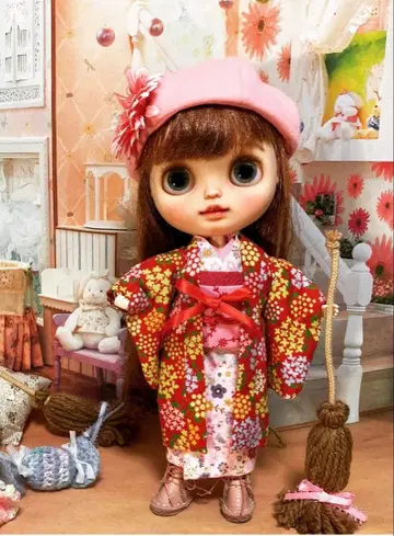 브라이스 아웃핏 앙상블 기모노&모자 세트