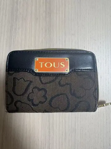 TOUS 접이식 지갑 브라운