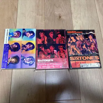 SixTONES 라이브 Blu-Ray 원반 3개 세트