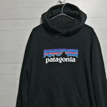 patagonia 블랙 후드 부착 후드티