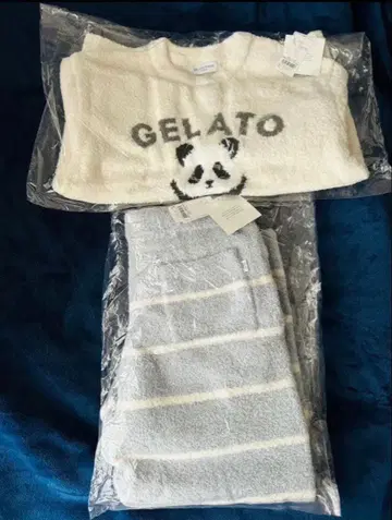 젤라또피케 팬더 남성용 M 여성용 상하의 세트 택 포함 새상품 미개봉