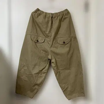 tumugu 롱 티커 팬츠 베이지