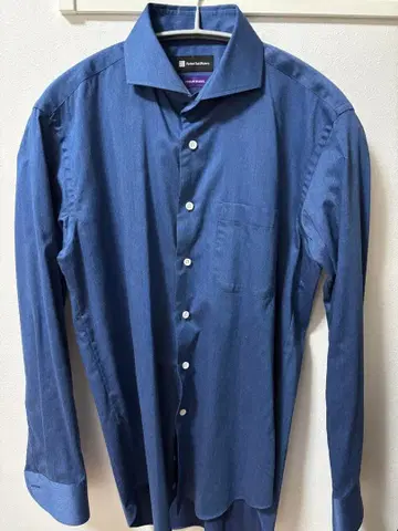 P.S.FA 네이비(블루) 긴팔 와이셔츠 M 사이즈 데님 라이크