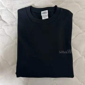 SoftBank Hawks 블랙 맨투맨 XL