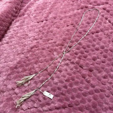 미사용 새상품 HANAE MORI 하나에모리 라리엣 롱 목걸이