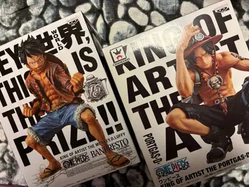 원피스 KING OF ARTIST 에이스 루피 세트