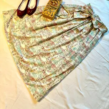 신상*리버티 베네치아 멋진 어른 리본 스커트 리본 탈부착 가능