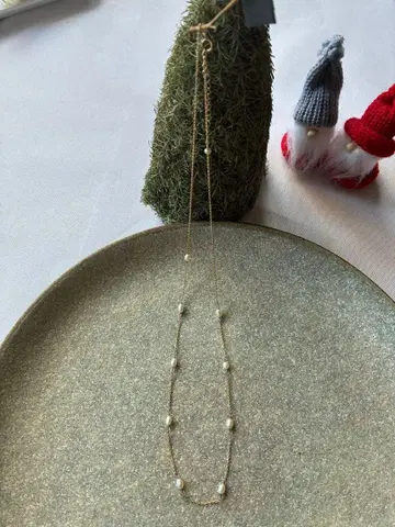 NOJESS 노제스 펄 목걸이 골드 체인