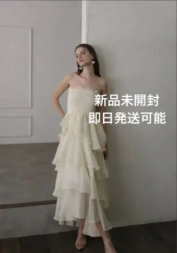 [ 미개봉 새상품 ] Celon Frilly Tiered Dress