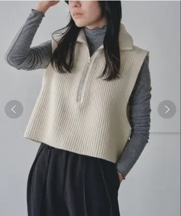 투데이풀 Halfzip Knit Vest
