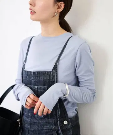 FRAMeWORK HT 시어 롱Tee 블루 프리 사이즈