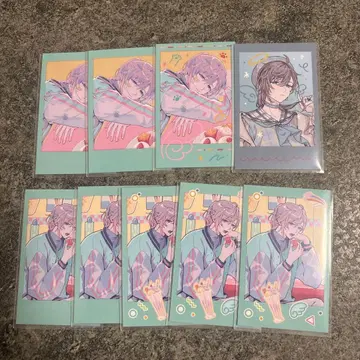 니지산지 랜덤 폴라로이드풍 카드 카나에