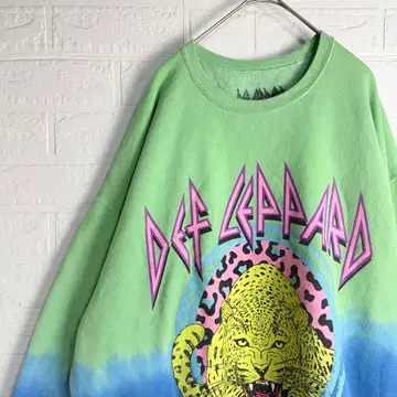 [ 빈티지 ] DEF LEPPARD 멀티 컬러 맨투맨 트레이닝복