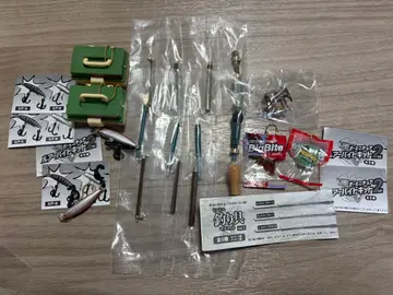 미니미니 낚시 도구 마스코트 더 미니어처 루어 바이트 키트 2