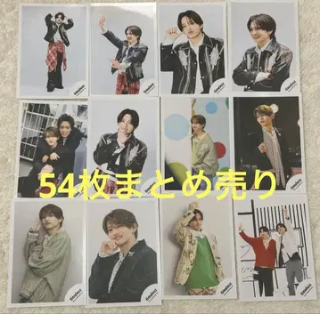 timelesz 이노마타 슈토 사진 54장 묶음 판매