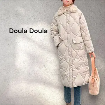 Doula Doula 두라두라 퀼팅 코트 아이보리 M 미사용품