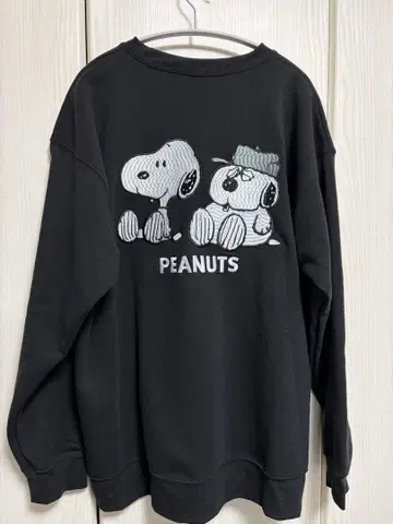 스누피 올라프 속기모 맨투맨 LL 남녀 공용 트레이닝복 스누피