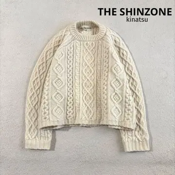 THE SHINZONE 아란 니트 케이블 정가 42,900엔