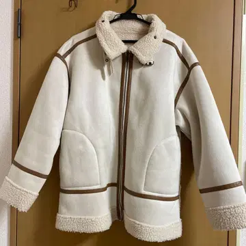 무스탕 보아 자켓