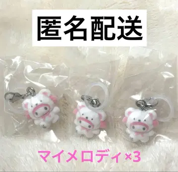 산리오 메지루시 액세서리 포근포근 스노우 마이멜로디 세트