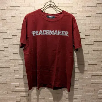 PMJ PEACEMAKER 티셔츠 L 버건디