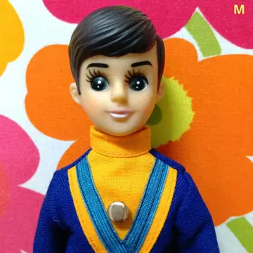 칸나쨩 사촌 아키라 군 나카지마 제작 쇼와 레트로 옷 갈아입히기 인형