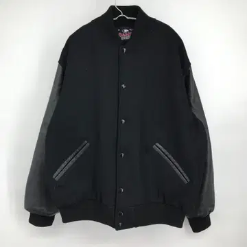 GAME 바시티 자켓 L 블랙 미국제