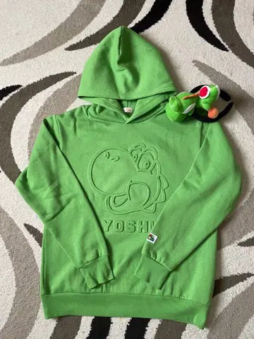 닌텐도 요시 후드티 & USJ 요시 머리띠 세트