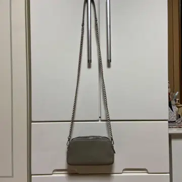 천연 가죽 그레이지 미니백