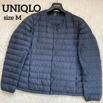 초경량 유니클로 UNIQLO 울트라 라이트 다운 노카라 네이비 M