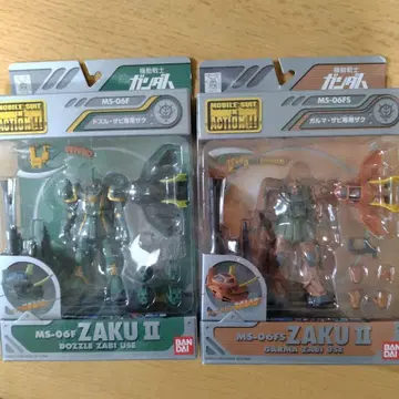 건담 MOBILESUIT IN ACTION 지온군 자쿠 2체 세트