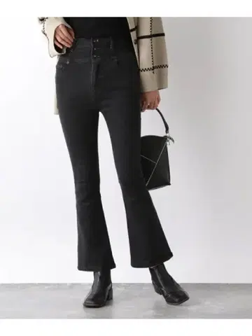 새상품 JEANASIS 지나시스 HW 실키 플레어 데님P 데님